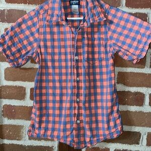 Oshkosh B’gosh plaid shirt, size 7. Great for Spring